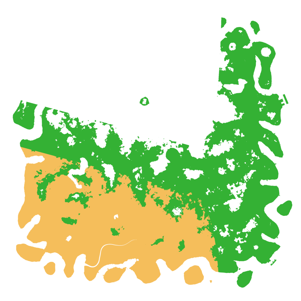 Biome Rust Map: Procedural Map, Size: 6000, Seed: 953073220