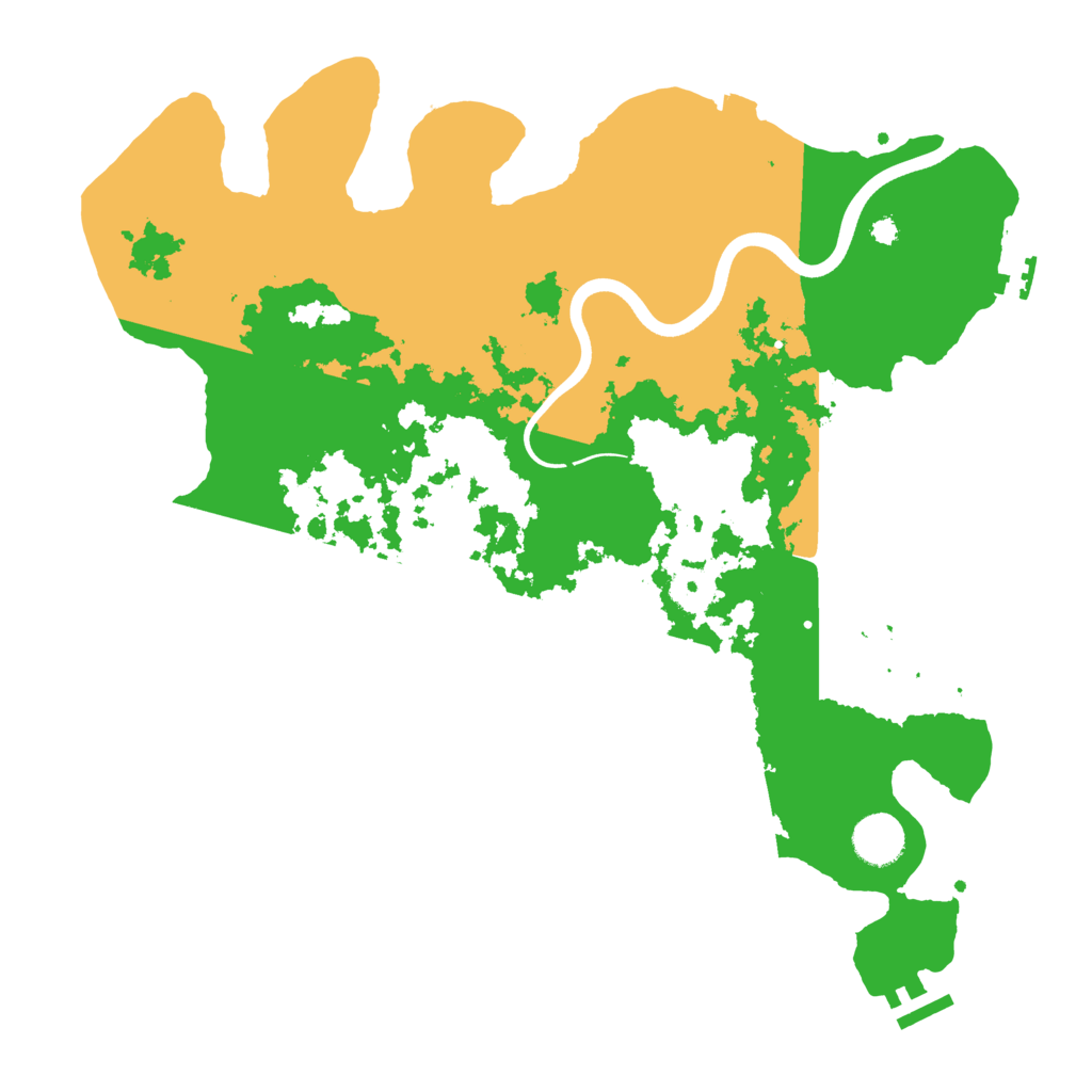 Biome Rust Map: Procedural Map, Size: 3750, Seed: 811826