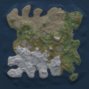 Thumbnail Rust Map: Procedural Map, Size: 3750, Seed: 811826, 18 Monuments