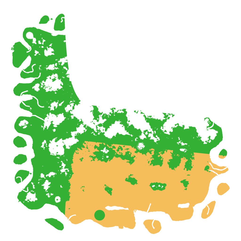 Biome Rust Map: Procedural Map, Size: 6000, Seed: 6000000