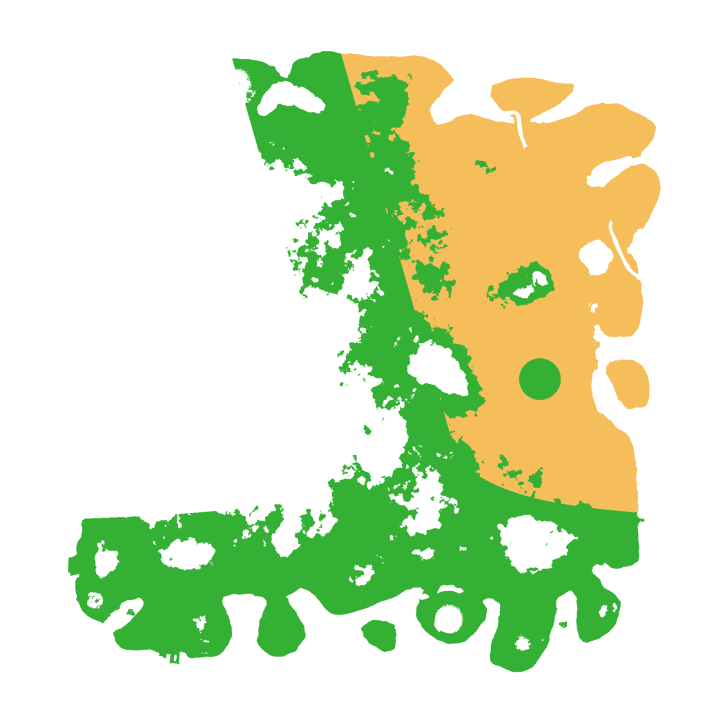 Biome Rust Map: Procedural Map, Size: 4500, Seed: 78956247