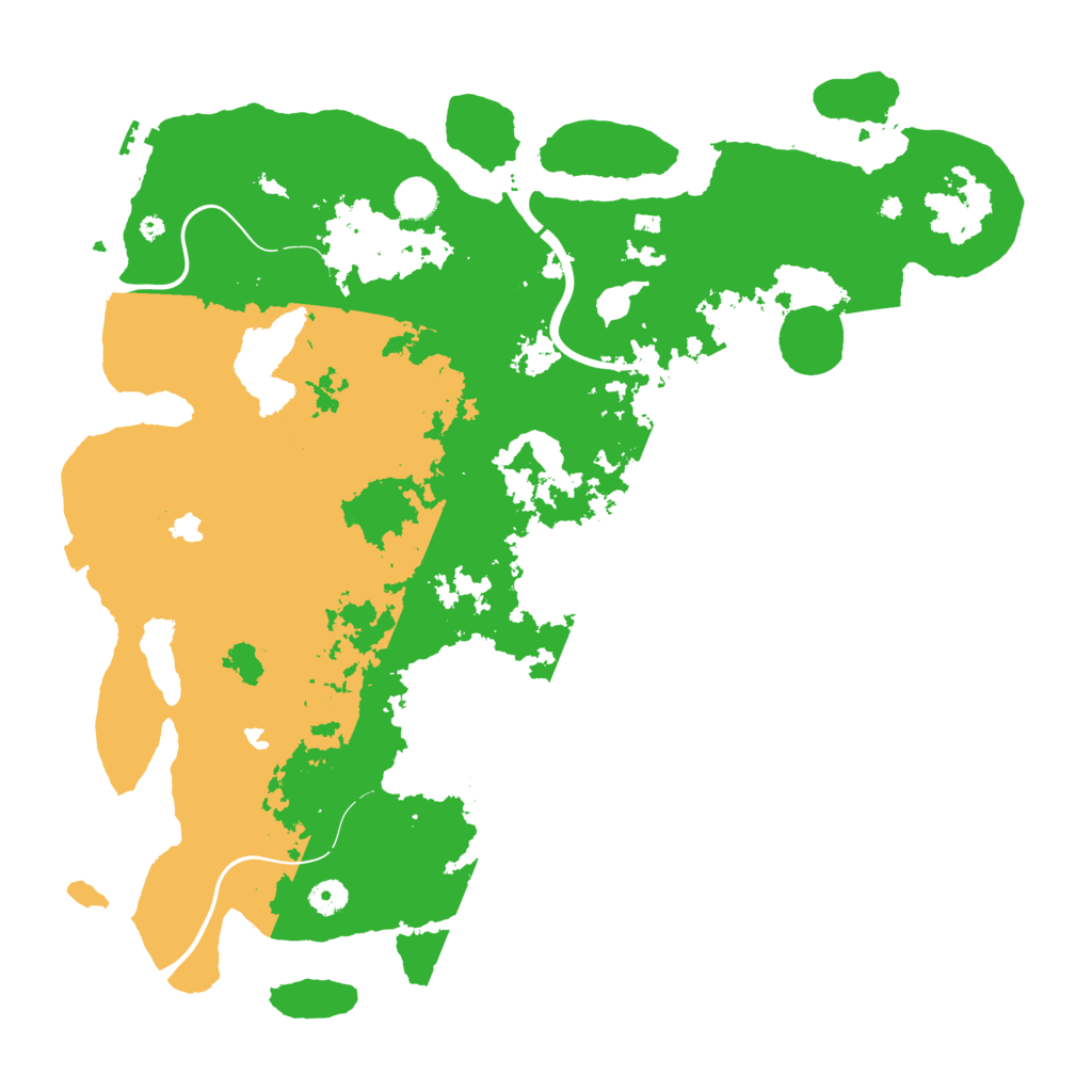 Biome Rust Map: Procedural Map, Size: 4500, Seed: 809811272