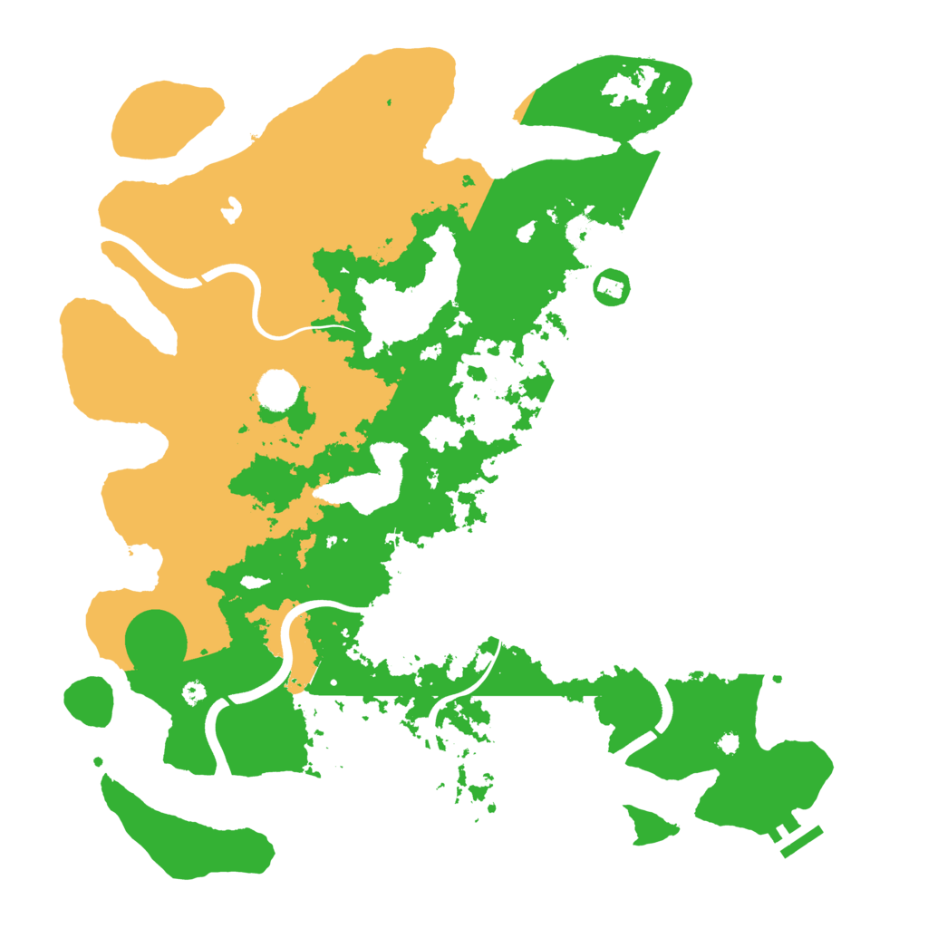 Biome Rust Map: Procedural Map, Size: 4000, Seed: 1909587643