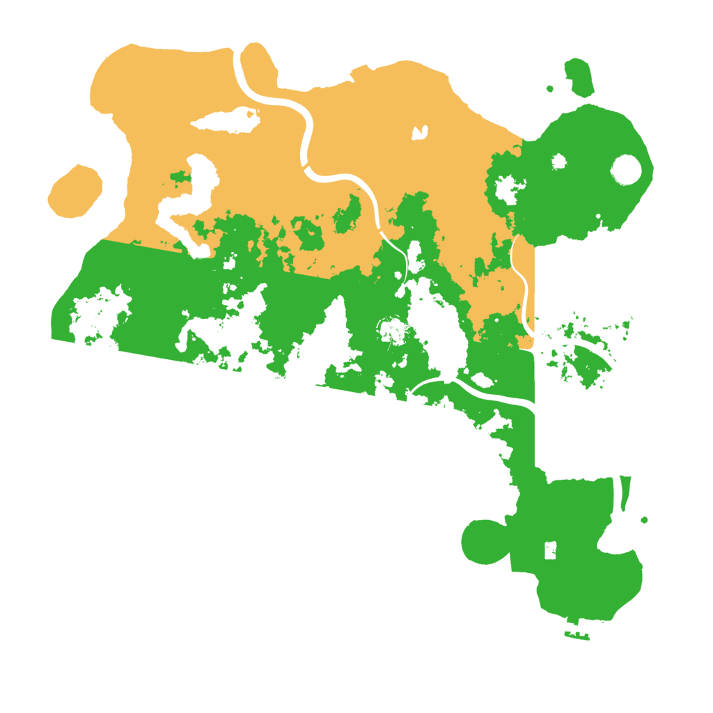 Biome Rust Map: Procedural Map, Size: 4250, Seed: 919584652
