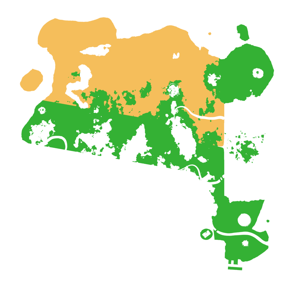 Biome Rust Map: Procedural Map, Size: 4250, Seed: 919584652