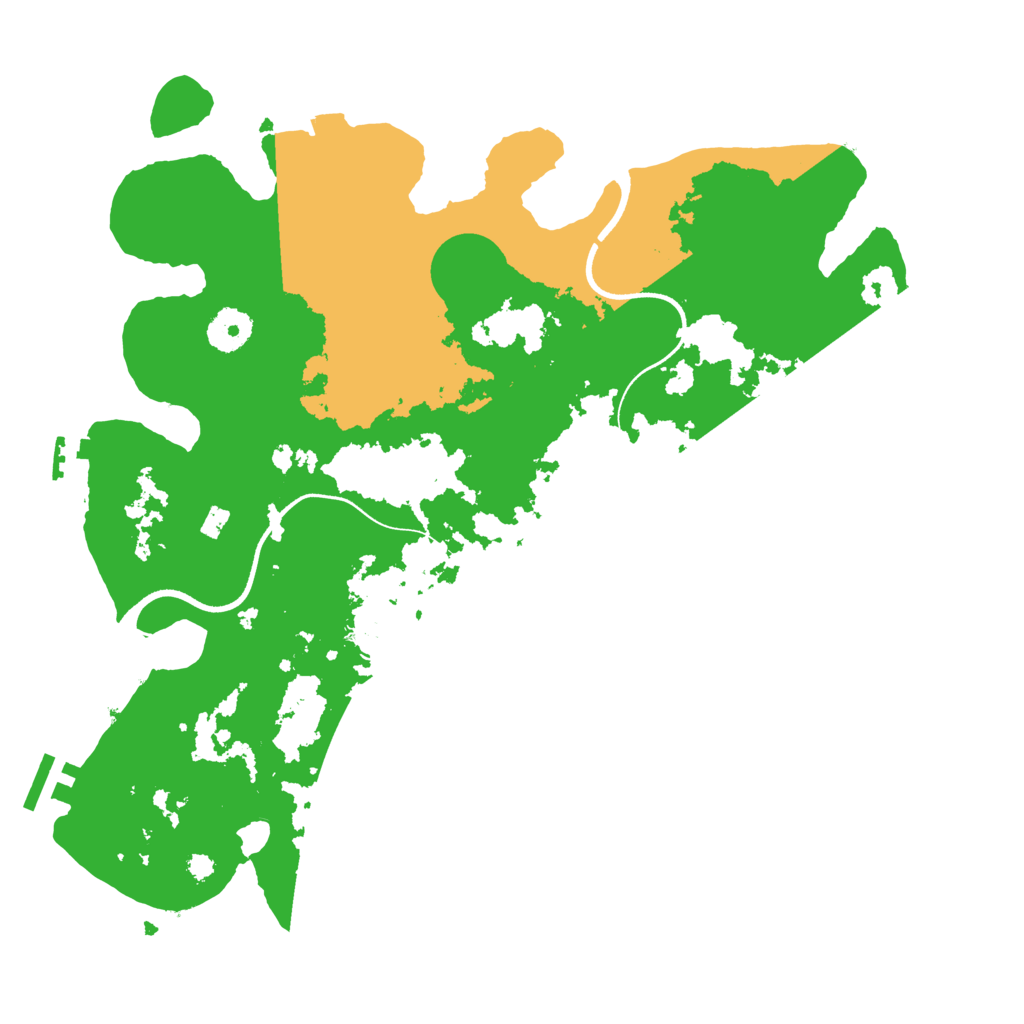 Biome Rust Map: Procedural Map, Size: 3550, Seed: 17542655