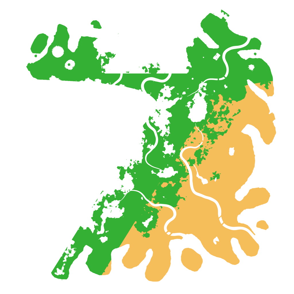 Biome Rust Map: Procedural Map, Size: 4500, Seed: 445566