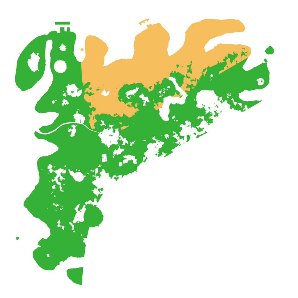 Biome Rust Map: Procedural Map, Size: 4100, Seed: 93571199