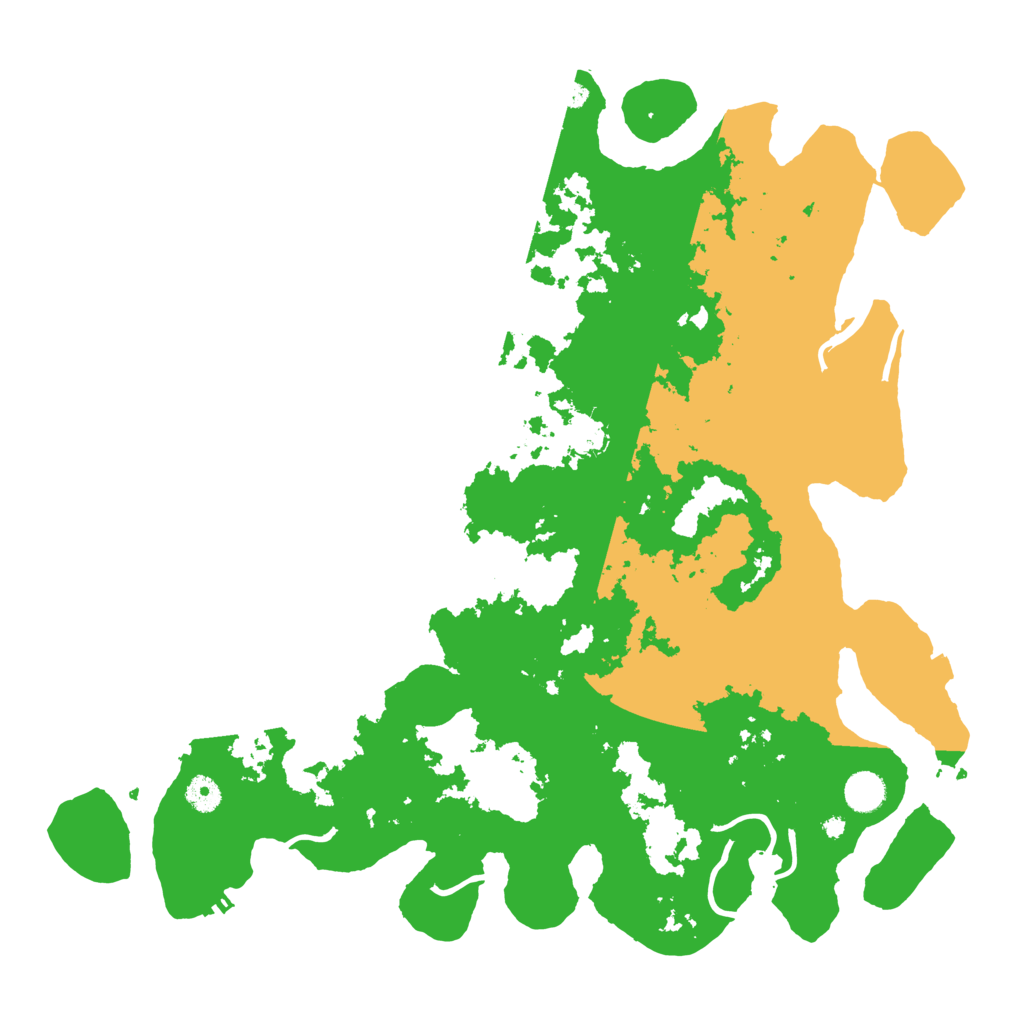 Biome Rust Map: Procedural Map, Size: 4400, Seed: 558822