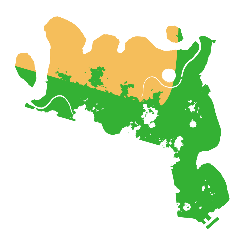 Biome Rust Map: Procedural Map, Size: 3205, Seed: 2147483647