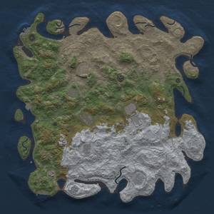 Thumbnail Rust Map: Procedural Map, Size: 4750, Seed: 506, 19 Monuments