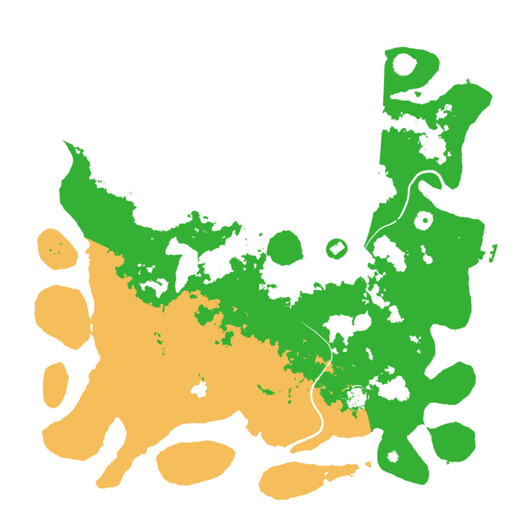 Biome Rust Map: Procedural Map, Size: 4200, Seed: 13240