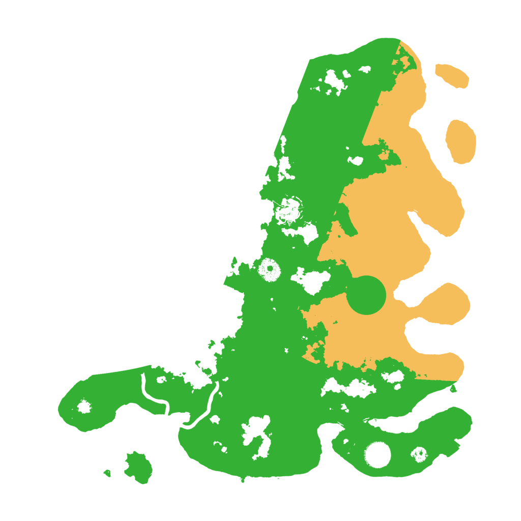 Biome Rust Map: Procedural Map, Size: 3500, Seed: 522495648
