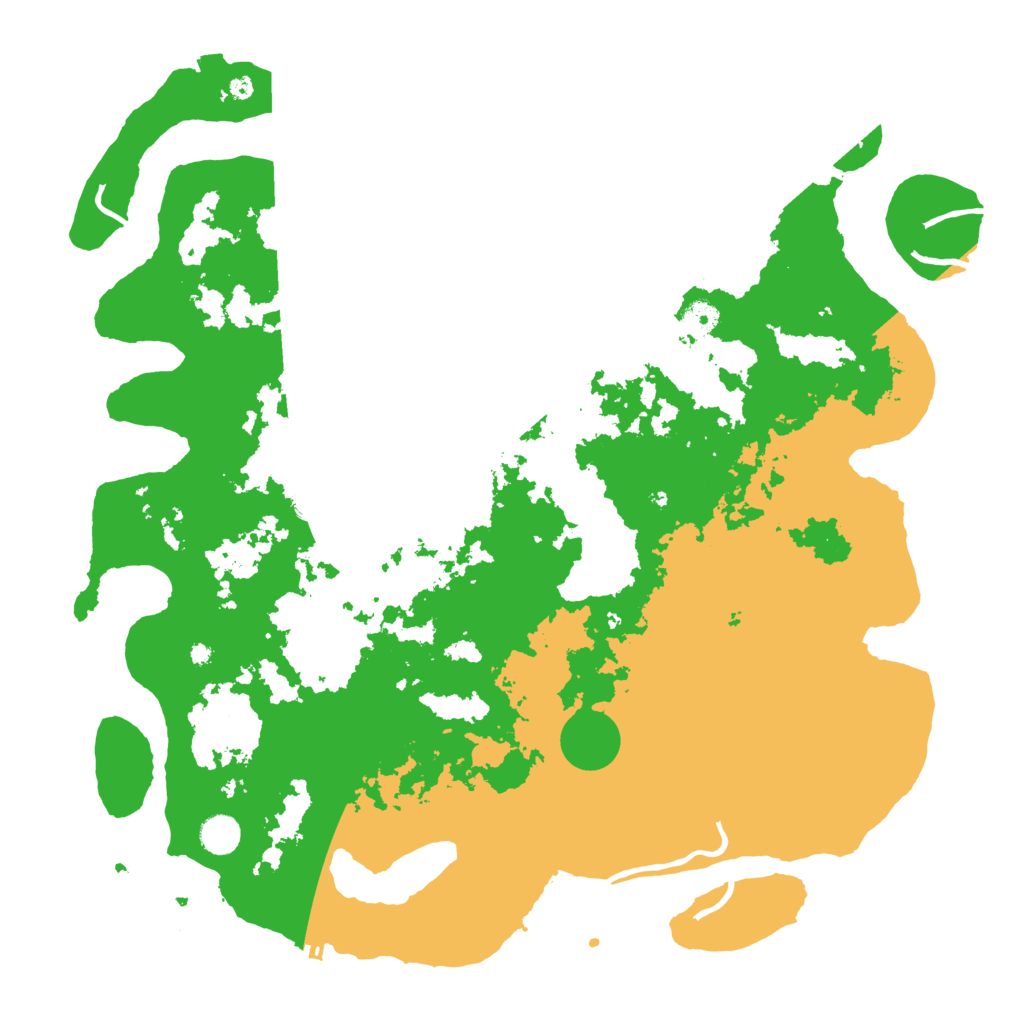 Biome Rust Map: Procedural Map, Size: 4500, Seed: 416824769