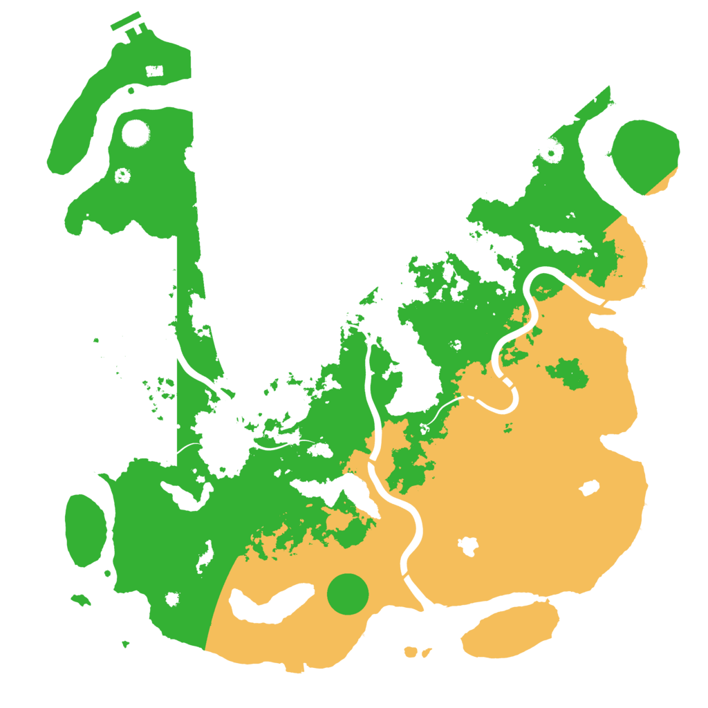 Biome Rust Map: Procedural Map, Size: 4500, Seed: 416824769