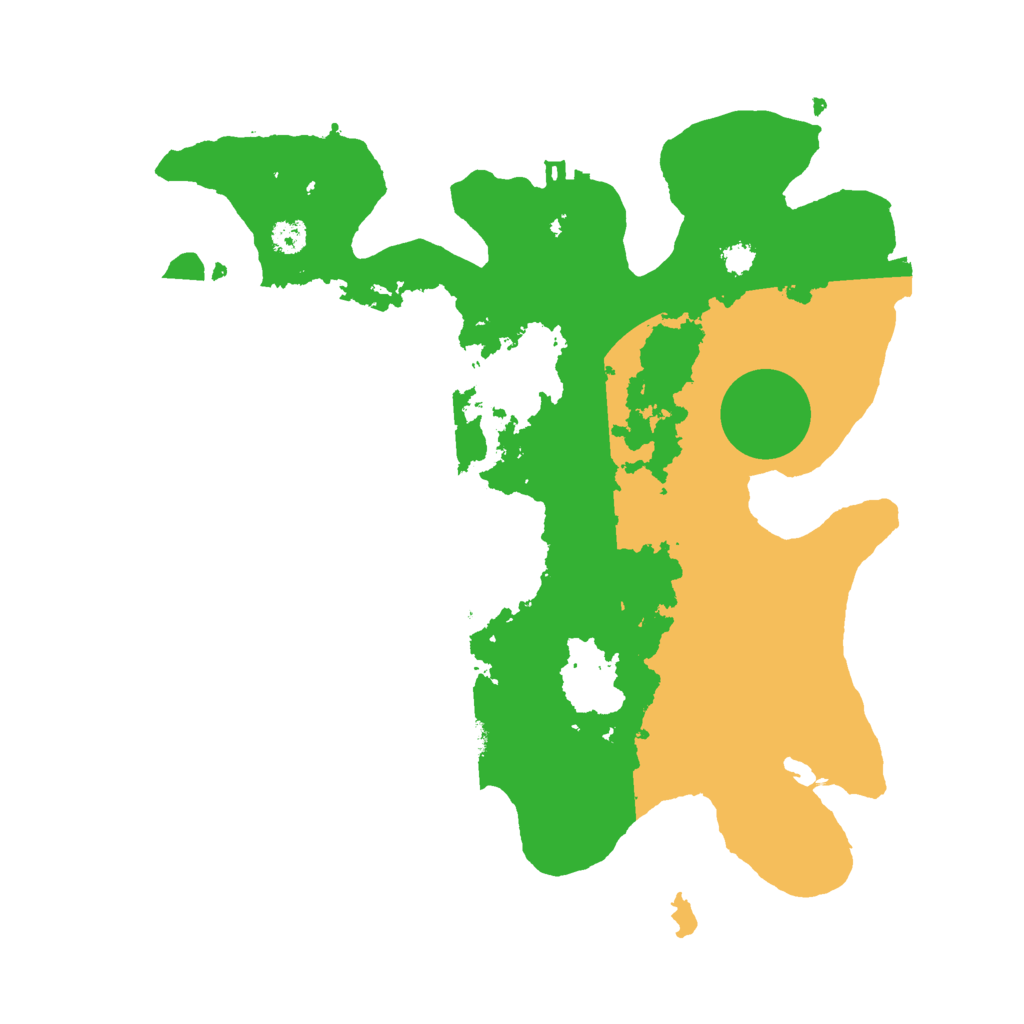 Biome Rust Map: Procedural Map, Size: 3000, Seed: 3487