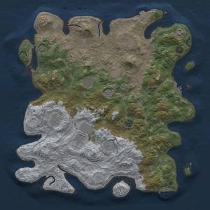 Thumbnail Rust Map: Procedural Map, Size: 4250, Seed: 421514039, 18 Monuments