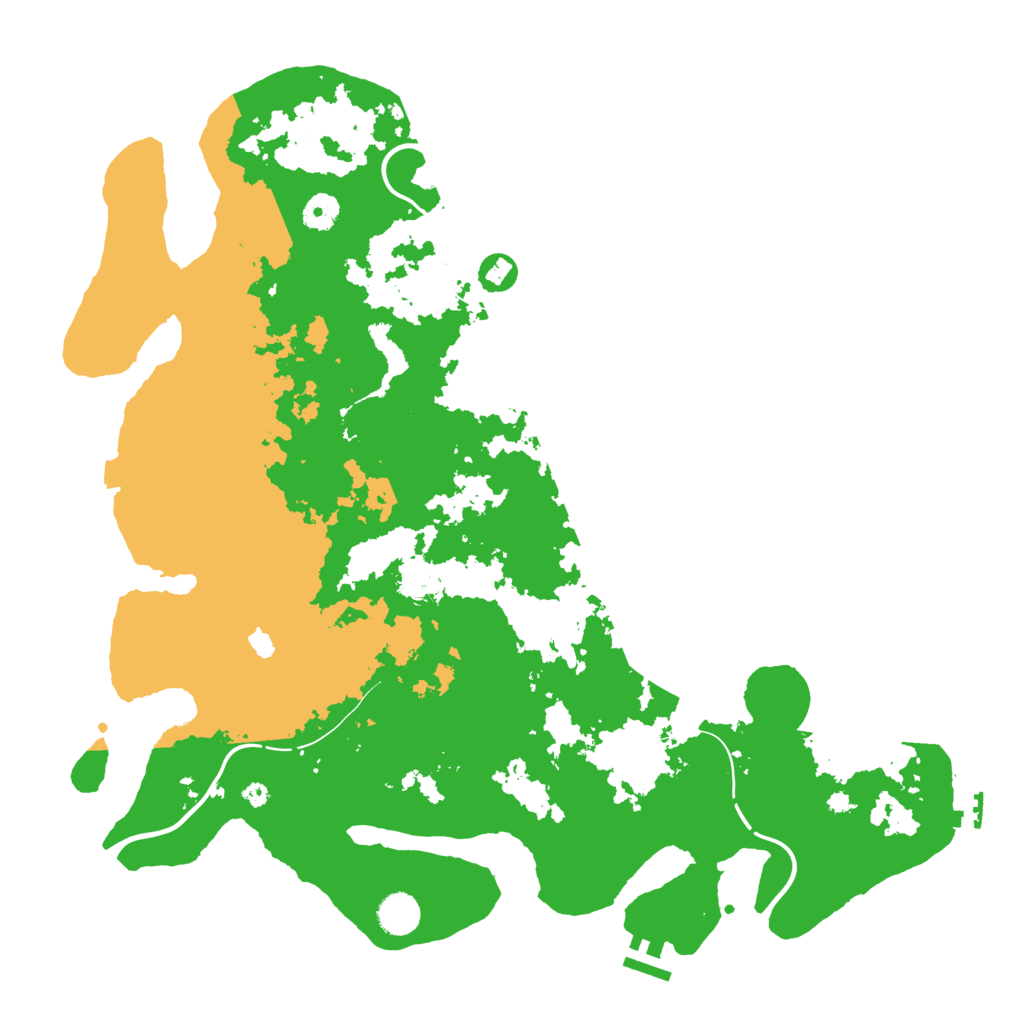 Biome Rust Map: Procedural Map, Size: 4250, Seed: 1184764397