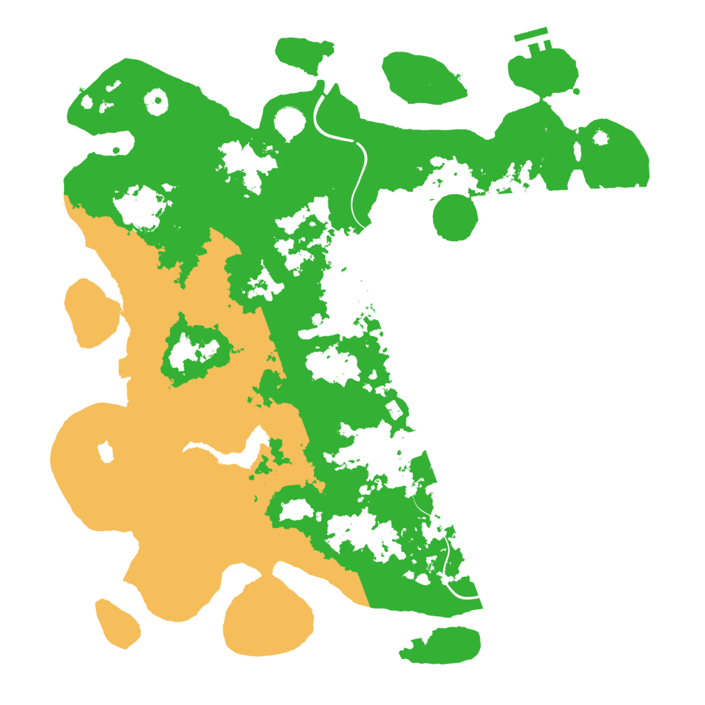 Biome Rust Map: Procedural Map, Size: 4200, Seed: 59899112
