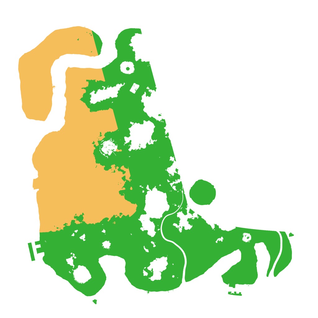Biome Rust Map: Procedural Map, Size: 3500, Seed: 602481565