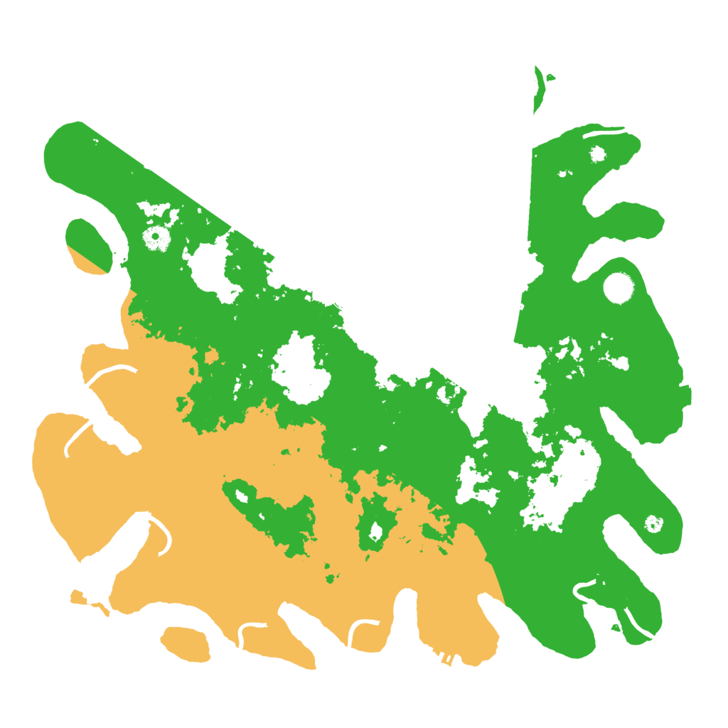 Biome Rust Map: Procedural Map, Size: 4200, Seed: 664663