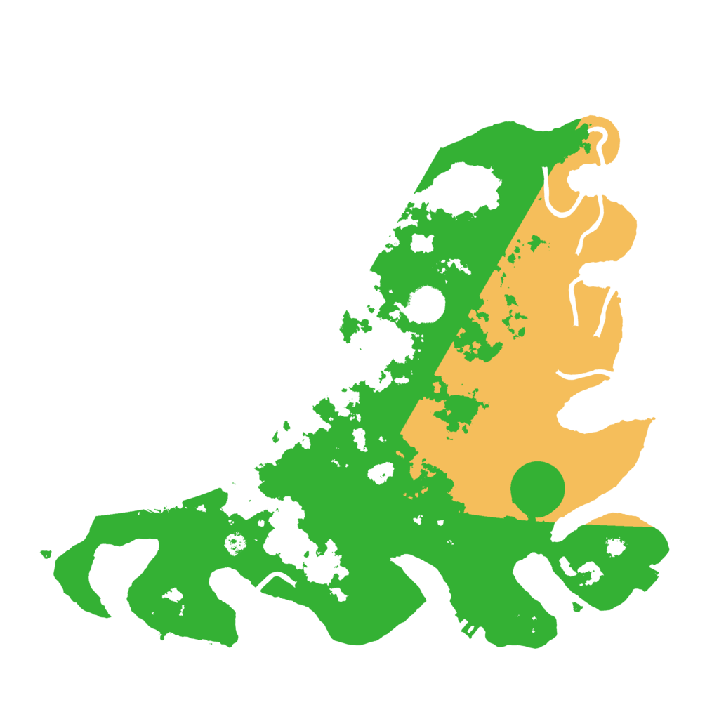 Biome Rust Map: Procedural Map, Size: 3500, Seed: 73248245