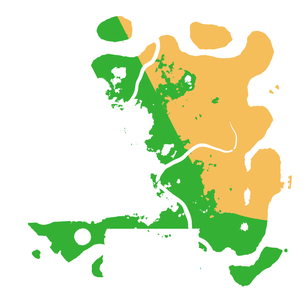 Biome Rust Map: Procedural Map, Size: 3450, Seed: 13767497