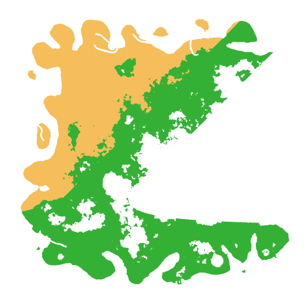 Biome Rust Map: Procedural Map, Size: 4500, Seed: 1986019136