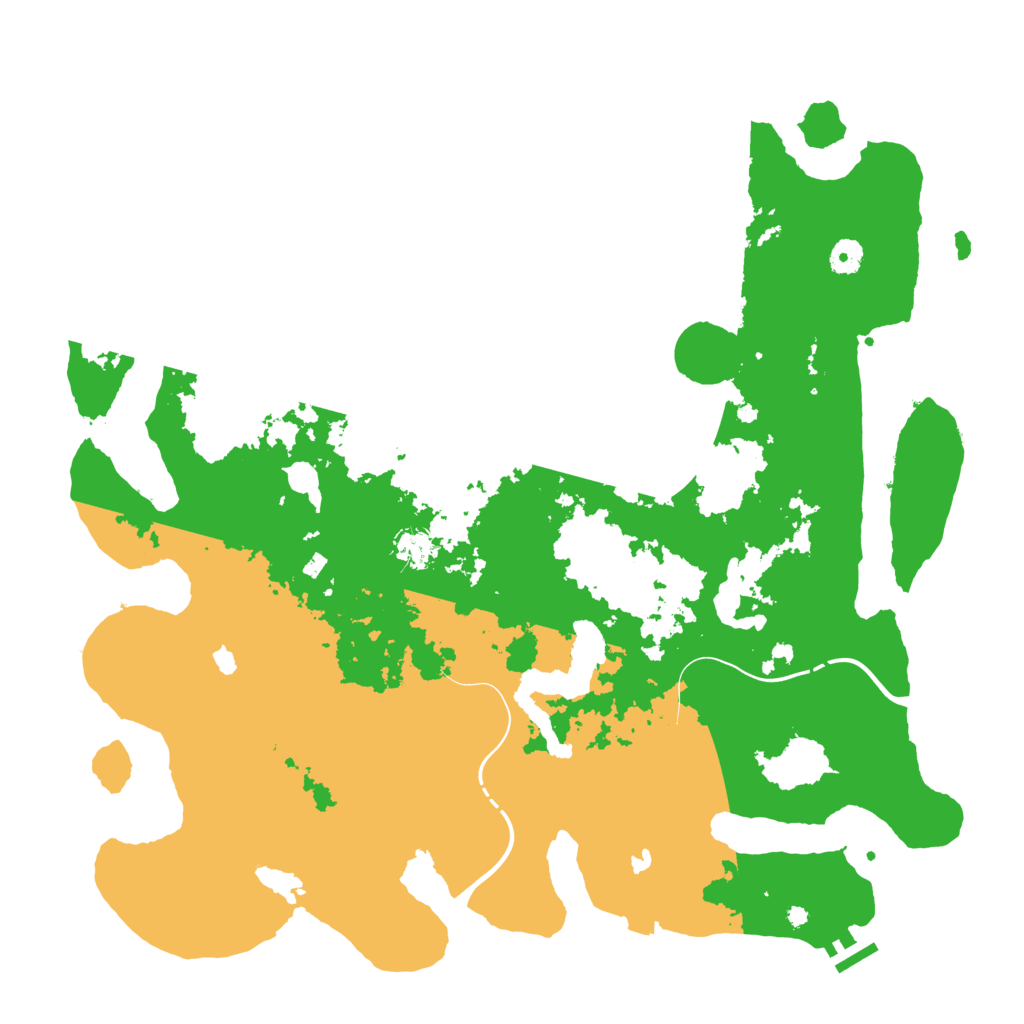 Biome Rust Map: Procedural Map, Size: 4509, Seed: 22000021