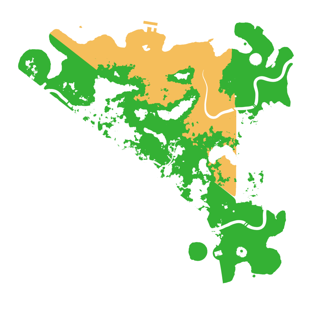 Biome Rust Map: Procedural Map, Size: 4500, Seed: 1197107786