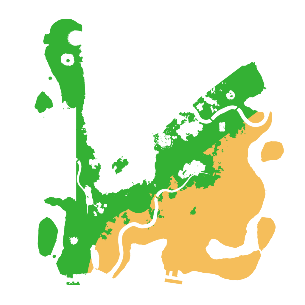 Biome Rust Map: Procedural Map, Size: 3500, Seed: 353144218