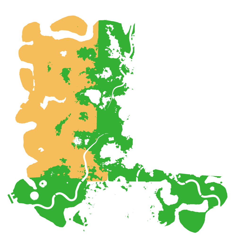 Biome Rust Map: Procedural Map, Size: 5000, Seed: 19951995