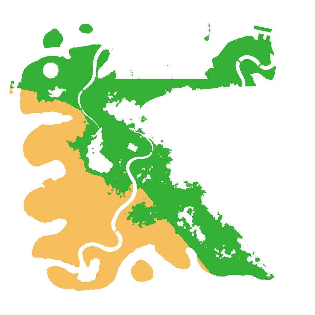 Biome Rust Map: Procedural Map, Size: 3550, Seed: 1030578175