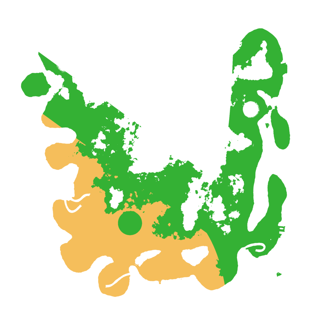 Biome Rust Map: Procedural Map, Size: 3500, Seed: 405820762
