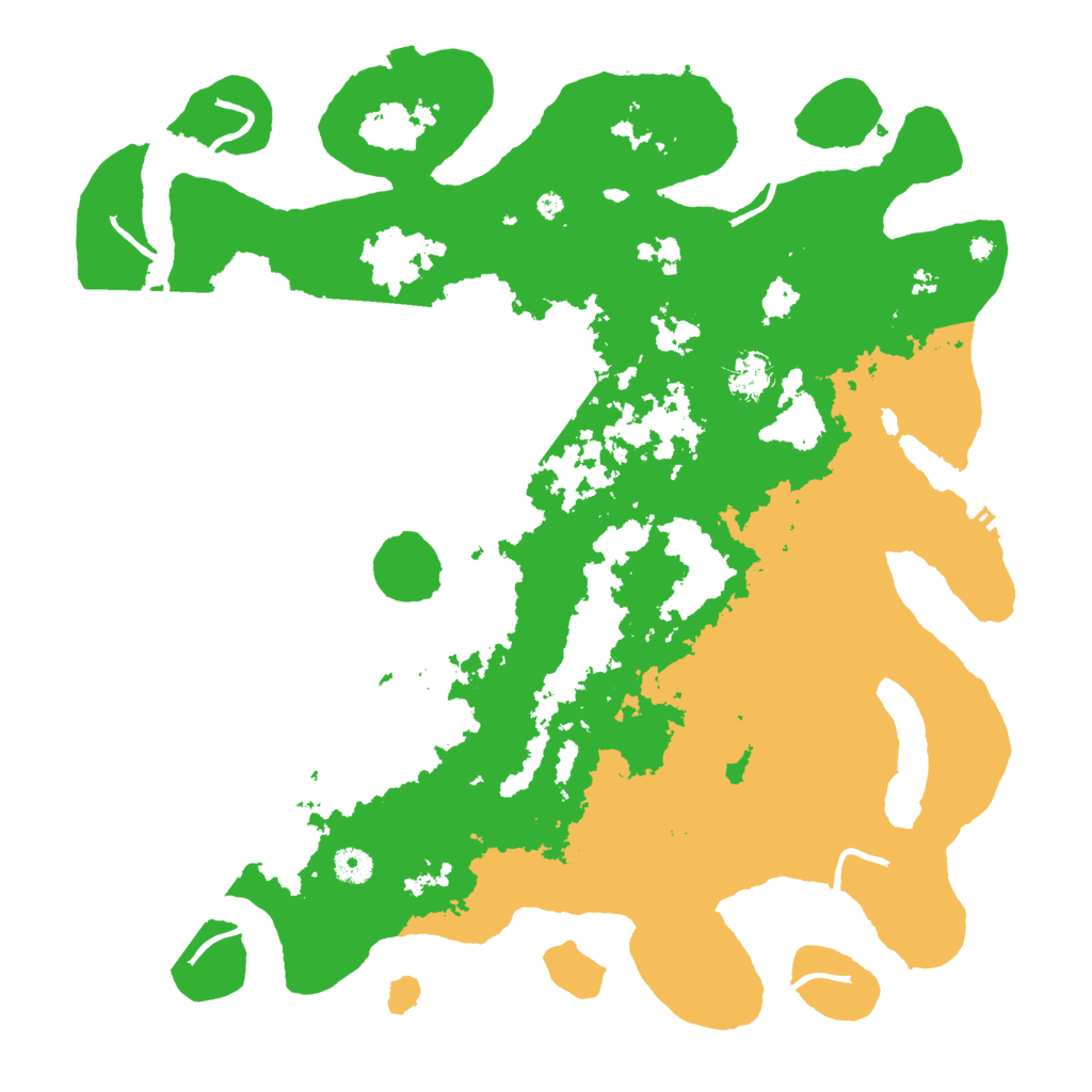 Biome Rust Map: Procedural Map, Size: 4350, Seed: 143175