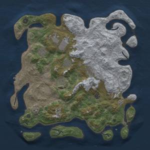 Thumbnail Rust Map: Procedural Map, Size: 4250, Seed: 2140607939, 16 Monuments