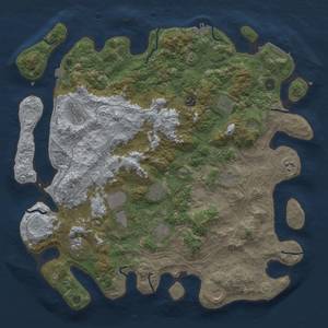 Thumbnail Rust Map: Procedural Map, Size: 4500, Seed: 637322, 19 Monuments