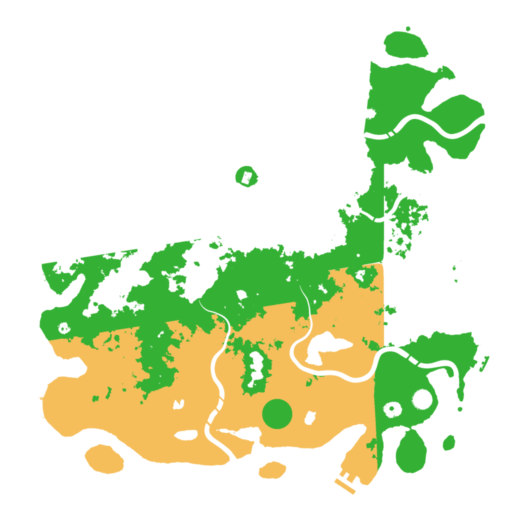 Biome Rust Map: Procedural Map, Size: 4500, Seed: 123000