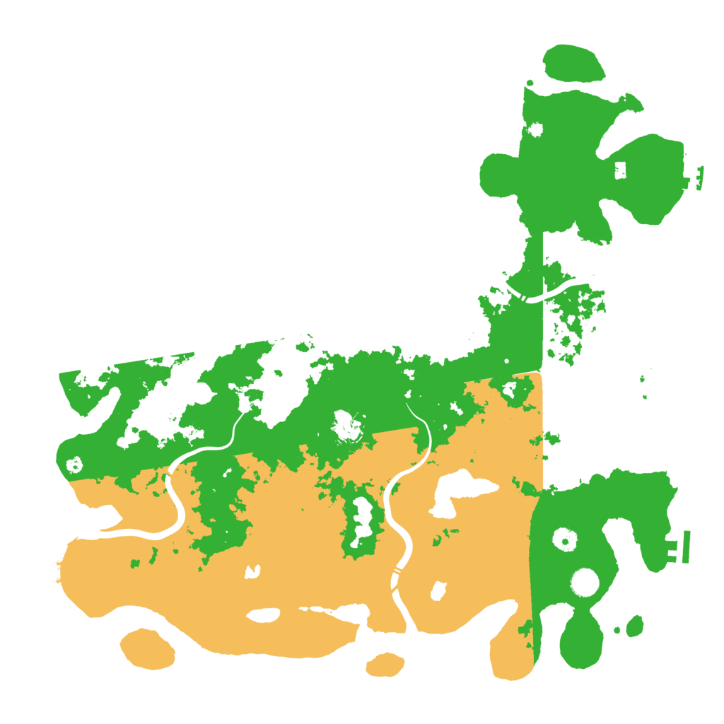 Biome Rust Map: Procedural Map, Size: 4500, Seed: 123000