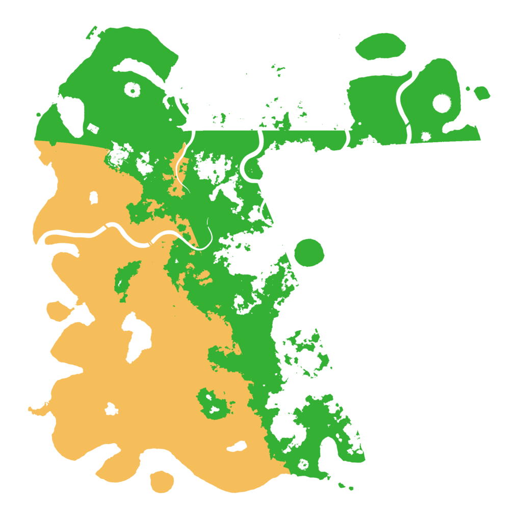 Biome Rust Map: Procedural Map, Size: 5000, Seed: 74182