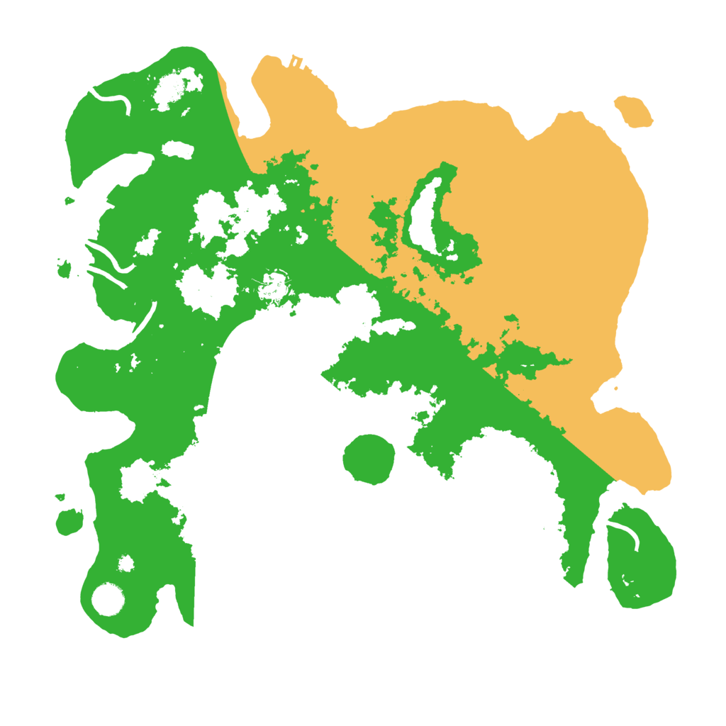 Biome Rust Map: Procedural Map, Size: 4000, Seed: 93999