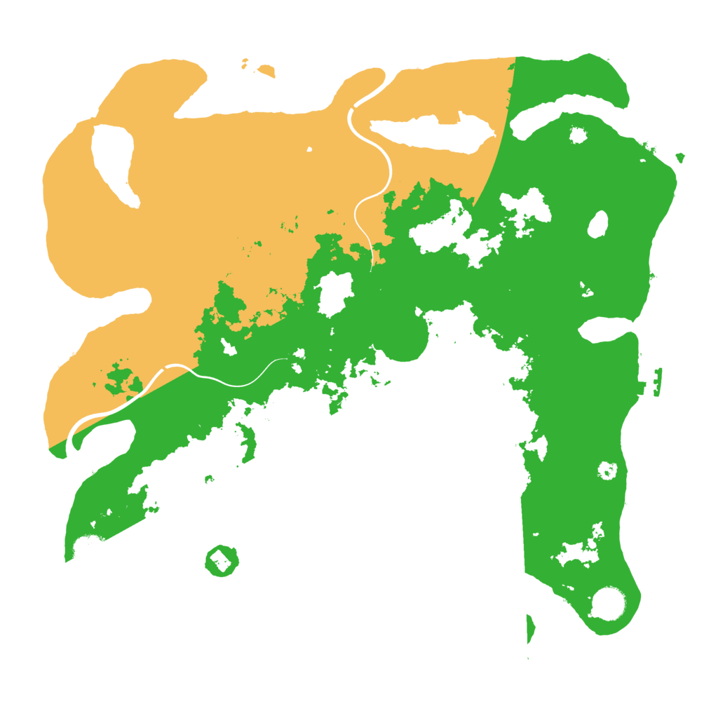 Biome Rust Map: Procedural Map, Size: 3800, Seed: 3366990