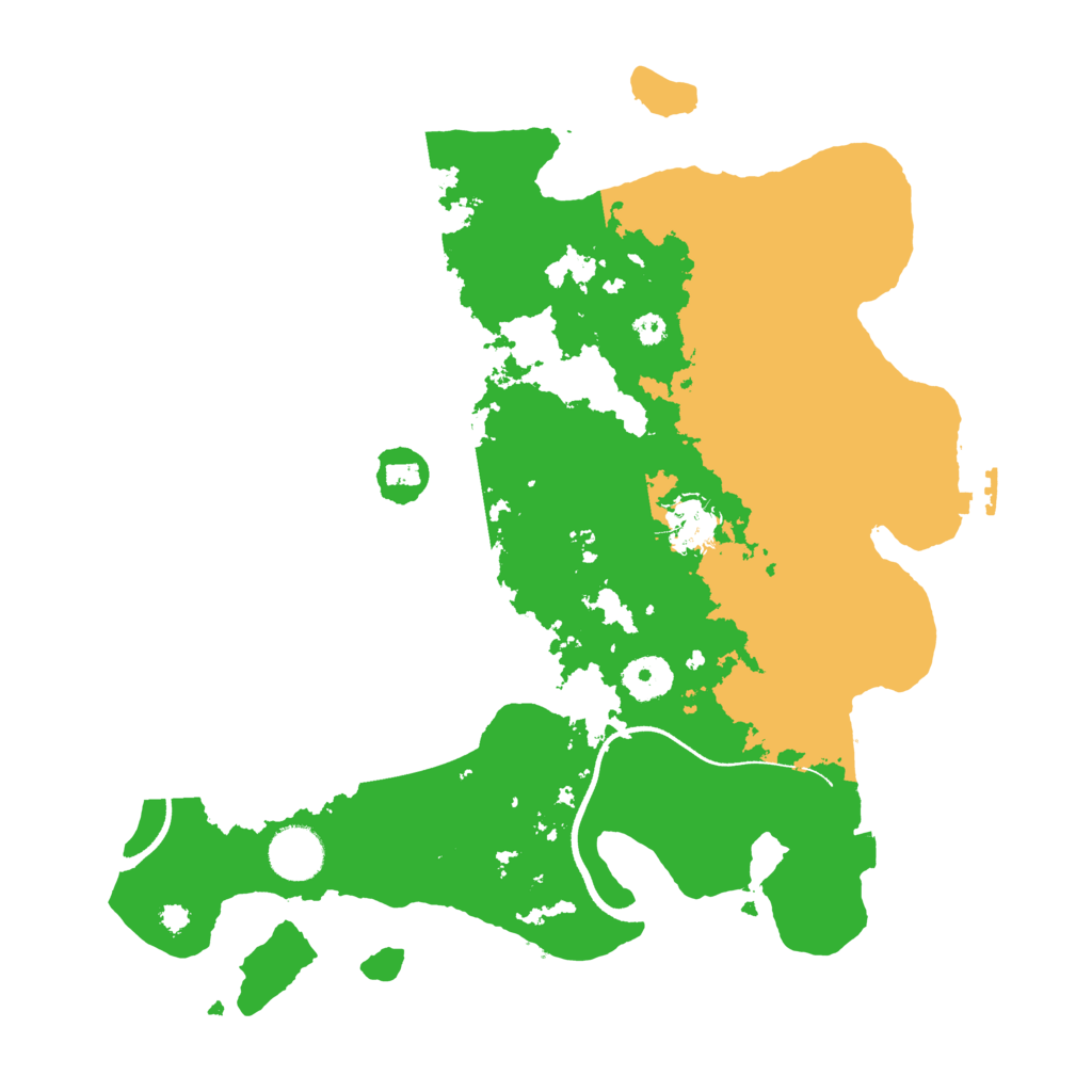Biome Rust Map: Procedural Map, Size: 3500, Seed: 1623386064