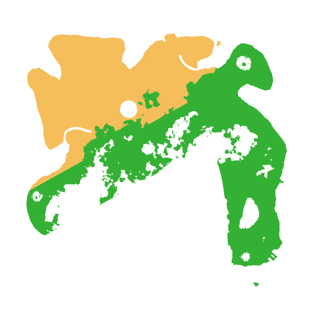 Biome Rust Map: Procedural Map, Size: 3200, Seed: 1743722862