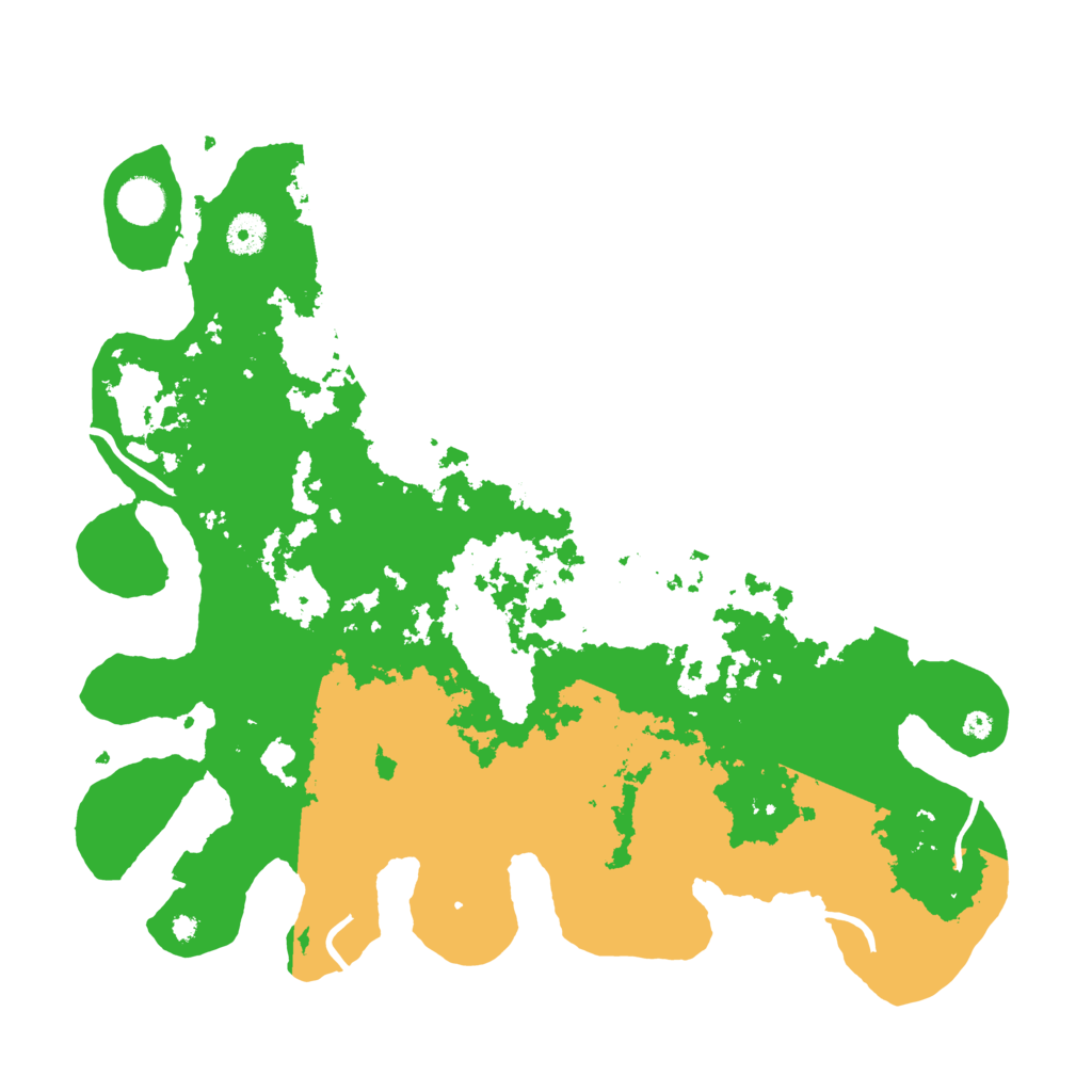Biome Rust Map: Procedural Map, Size: 4000, Seed: 5490