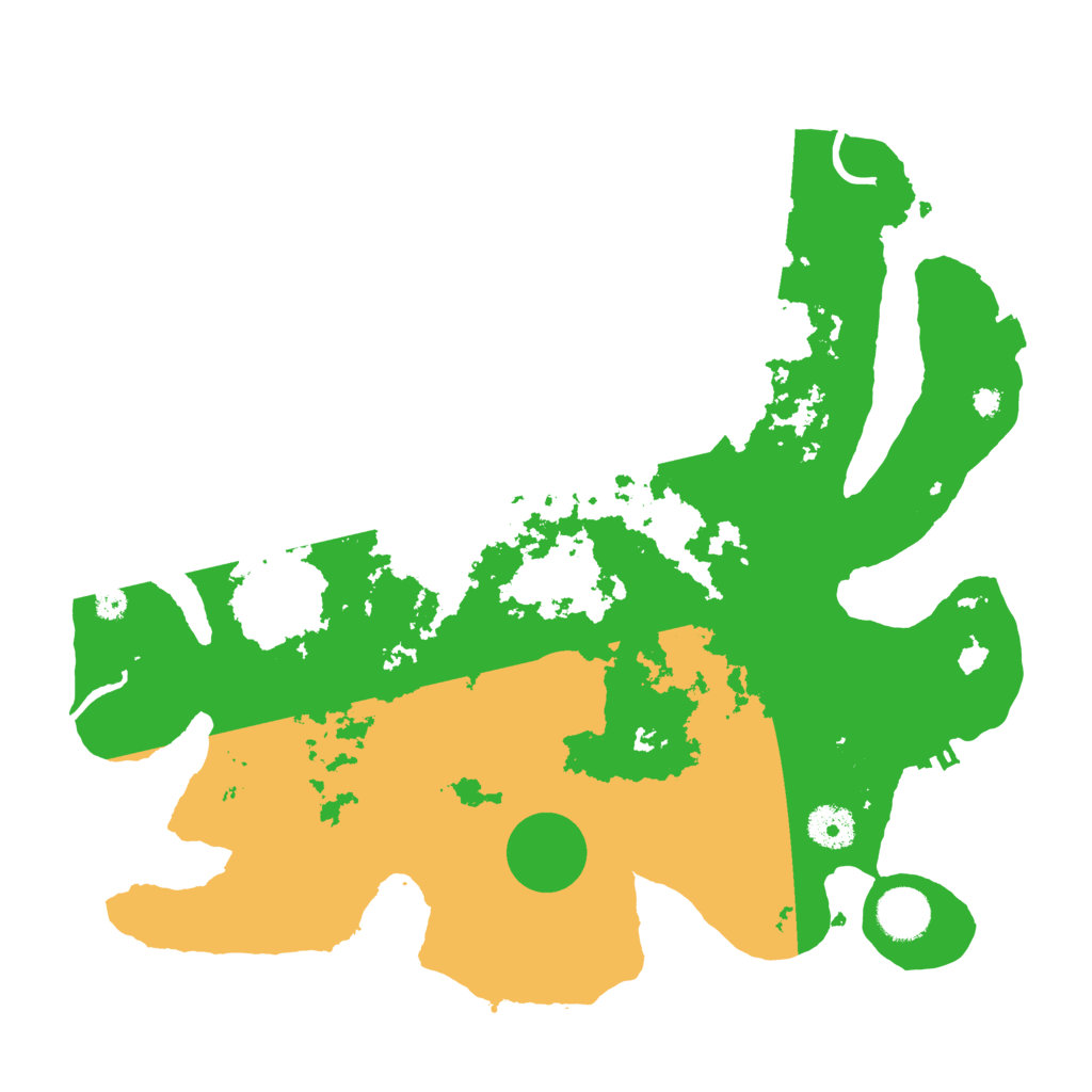 Biome Rust Map: Procedural Map, Size: 3600, Seed: 96751565