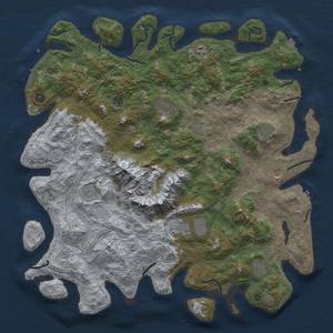 Thumbnail Rust Map: Procedural Map, Size: 5000, Seed: 325236265, 18 Monuments