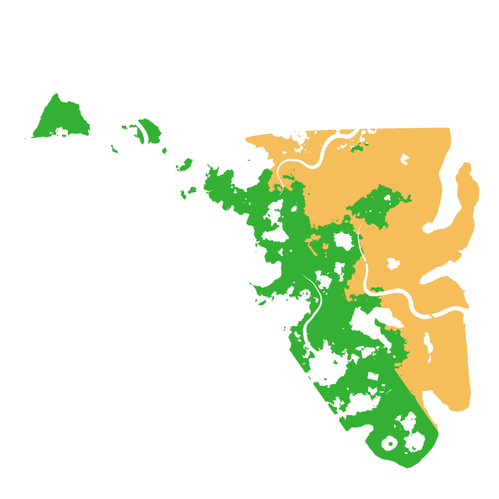 Biome Rust Map: Procedural Map, Size: 5000, Seed: 325236265