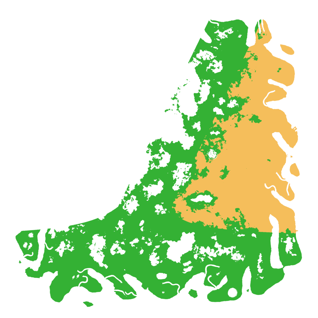 Biome Rust Map: Procedural Map, Size: 6000, Seed: 2006041194