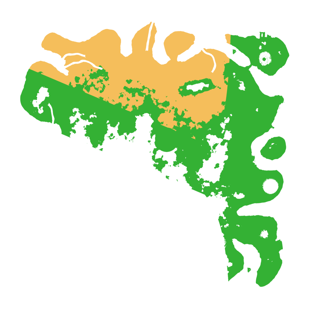 Biome Rust Map: Procedural Map, Size: 3650, Seed: 54036845